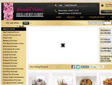 Tablet Screenshot of blundellflorist.co.uk